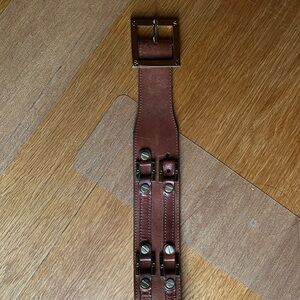Tory Burch brown leather belt